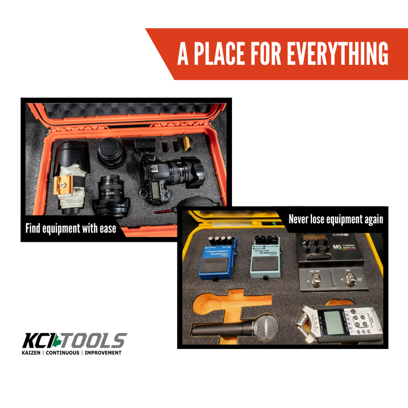 Gen 2 TOP TRAY Pelican 0450 Mobile Tool Box - Kaizen Inserts