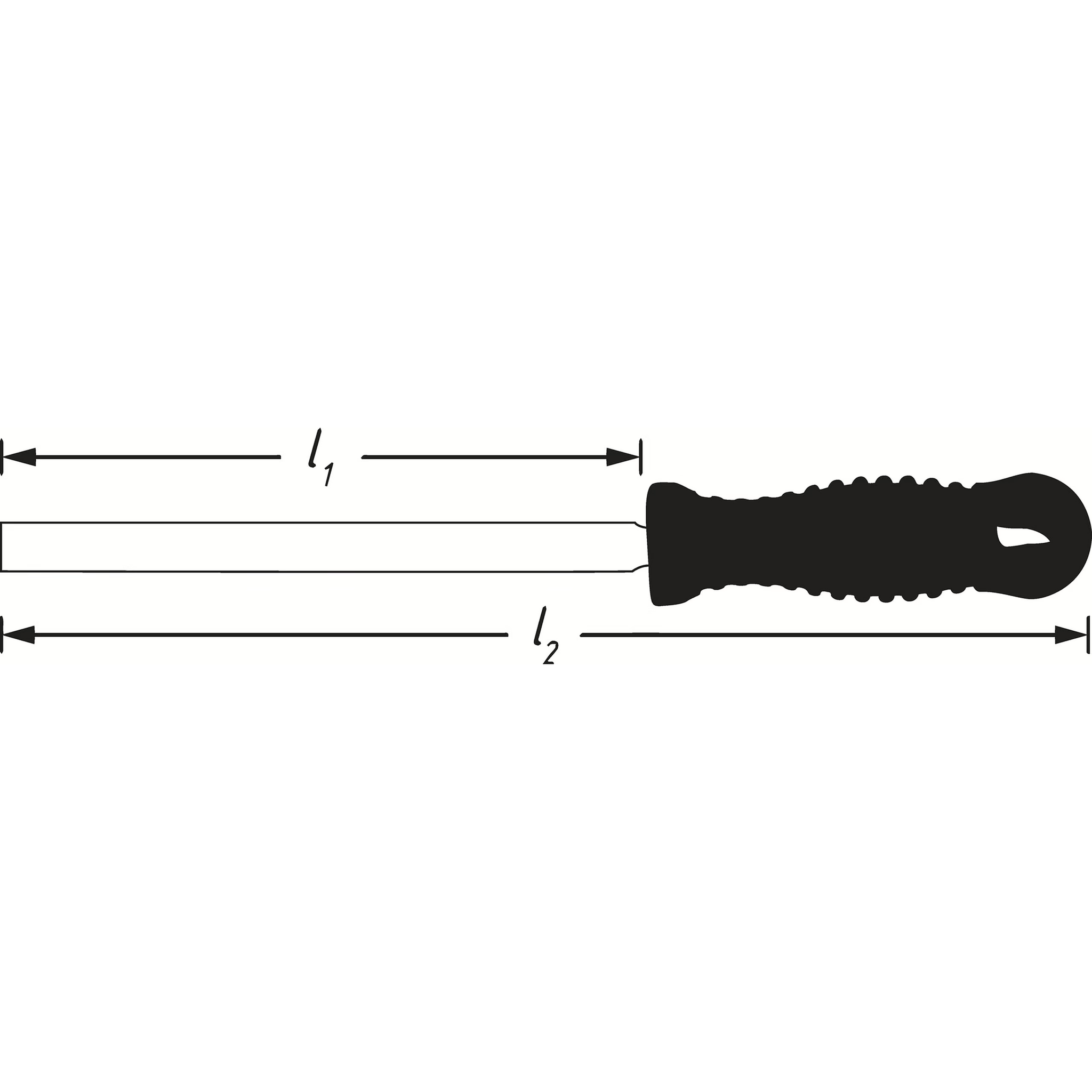 Hazet 1934-8 430mm Car body file