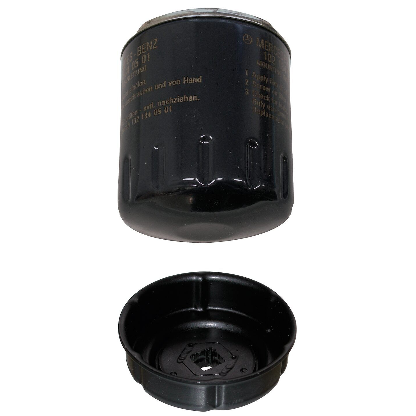 Hazet 2169-76 1⁄2″ Oil filter wrench - Groove profile - 76 mm