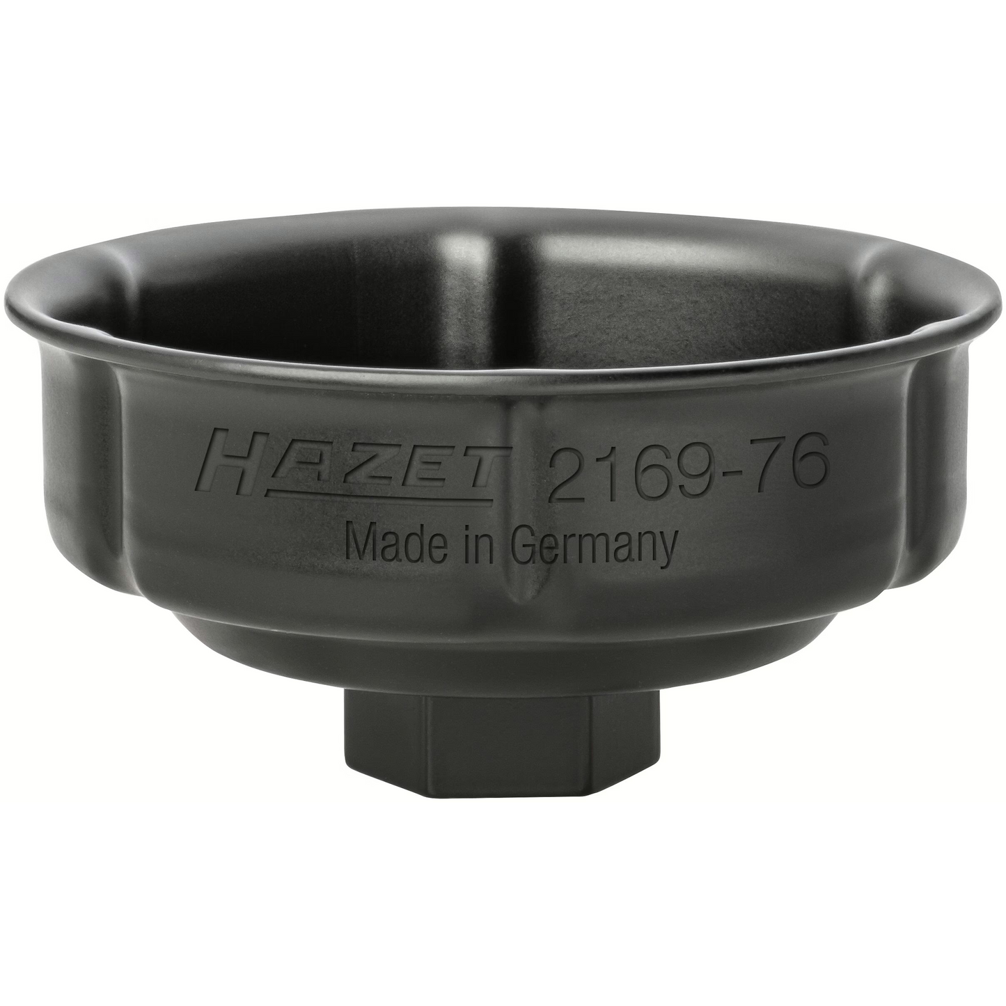 Hazet 2169-76 1⁄2″ Oil filter wrench - Groove profile - 76 mm