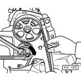 Hazet 2587 Timing belt double-pin wrench
