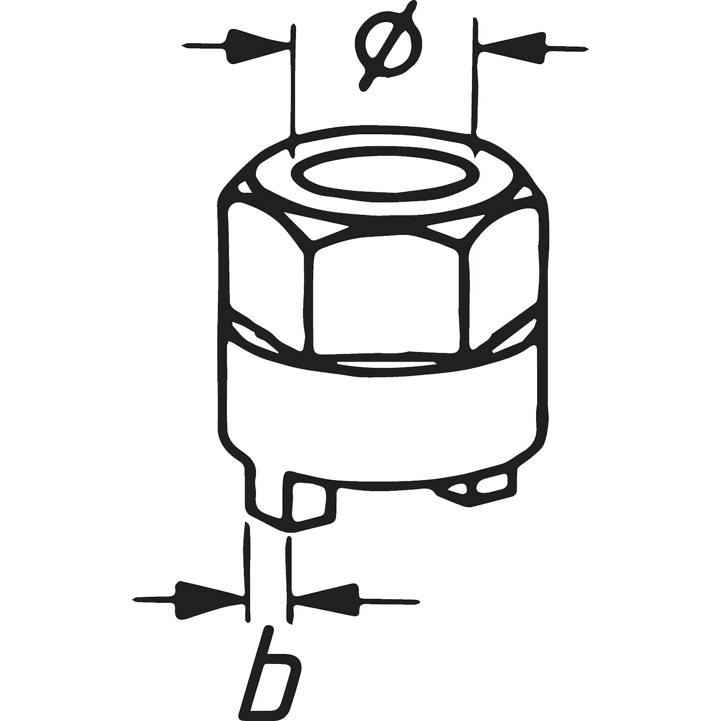 Hazet 2780-1 Shock absorber crown wrench