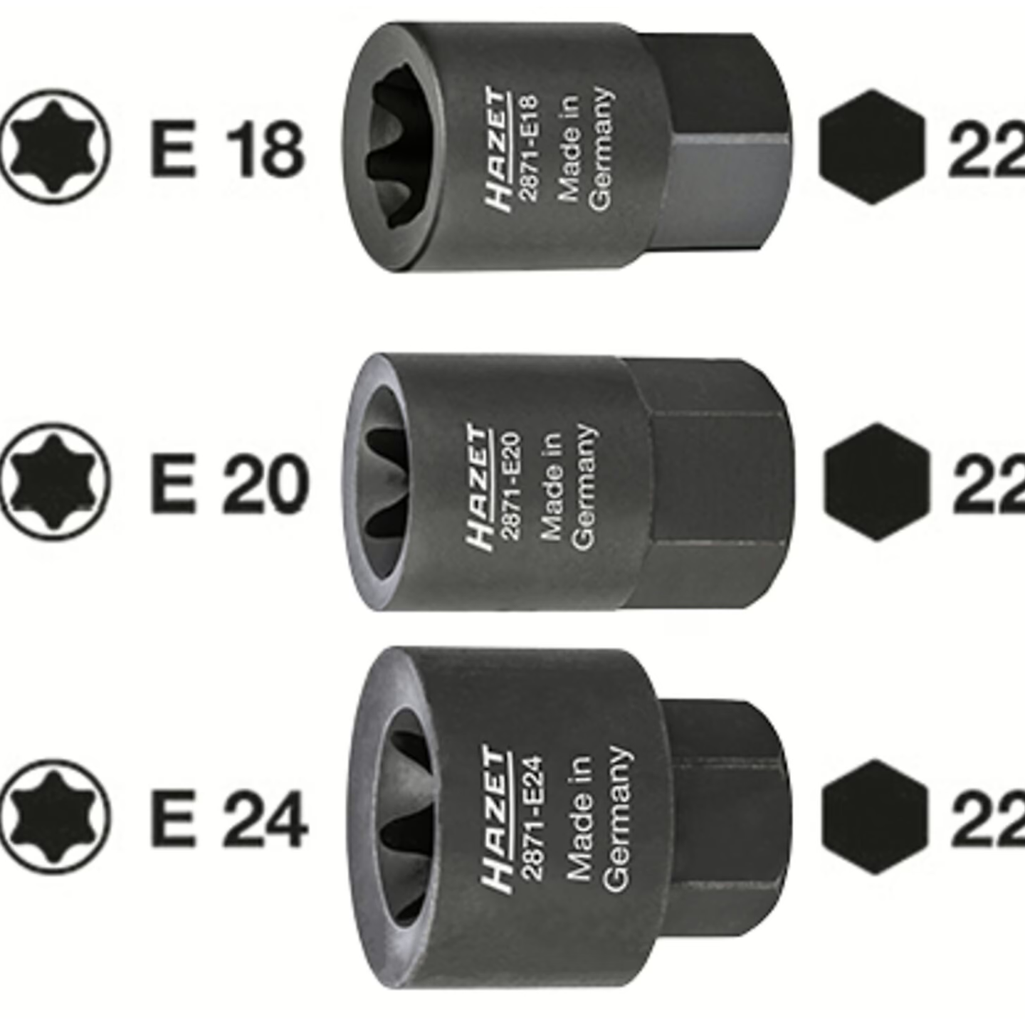 Hazet 2871-E24 Brake calliper socket