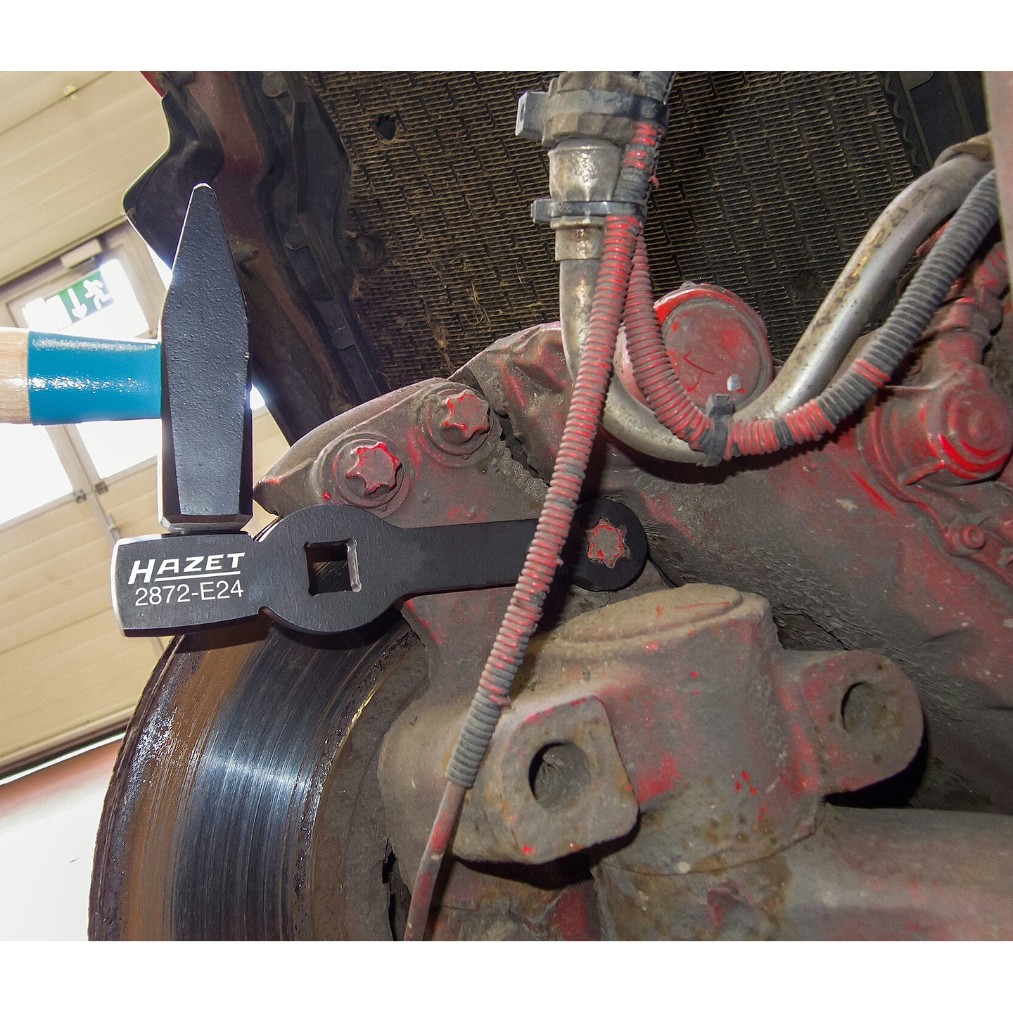 Hazet 2872-E18 Box-end wrench - with 2 striking faces