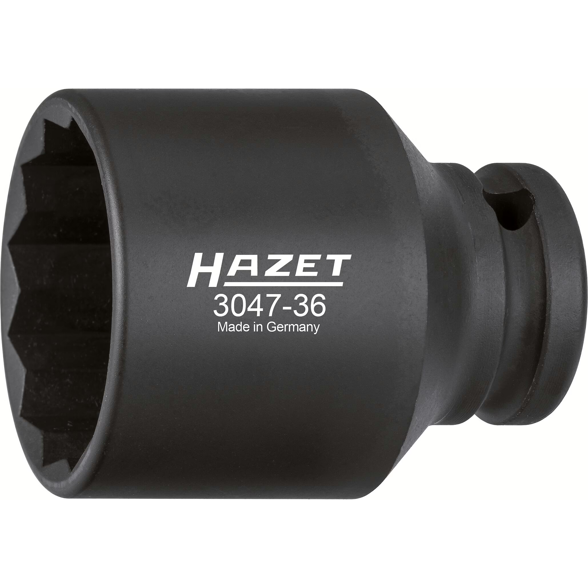 Hazet 3047-36 1⁄2″ Impact socket - Outside 12-point traction profile - 36 mm