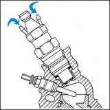 Hazet 4555N 1⁄2″ Injection nozzle socket - Outside 12-point profile - 27 mm