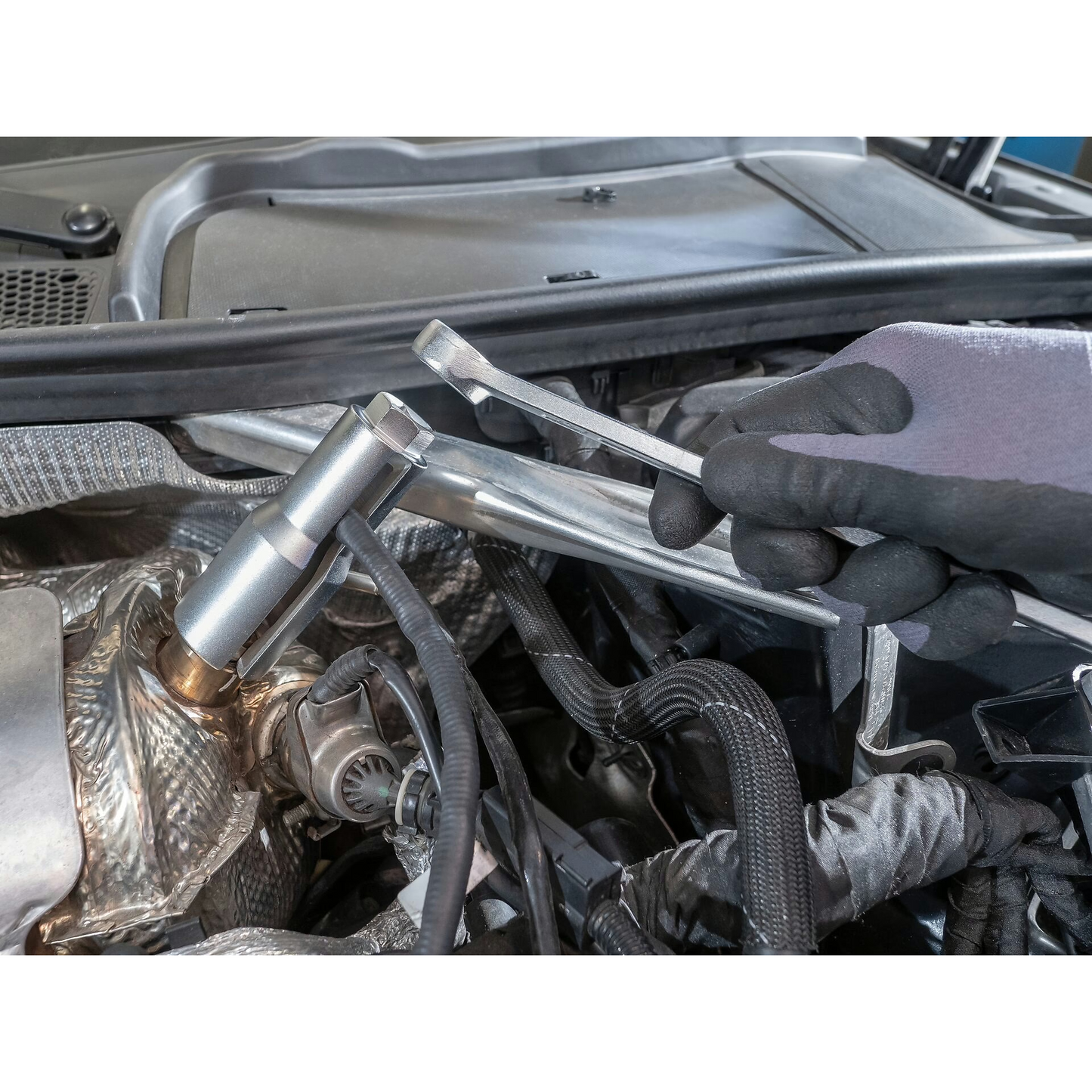Hazet 4680-3 1⁄2″ Lambda probe socket - Outside hexagon profile - 22 mm