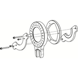 Hazet 4900-39/11 Tensioning jaw set - MERCEDES-BENZ