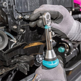 Hazet 5107-3CT Torque Wrench for 1/4" Hex Bits, 1 - 9 Nm, Reversible, 234 mm