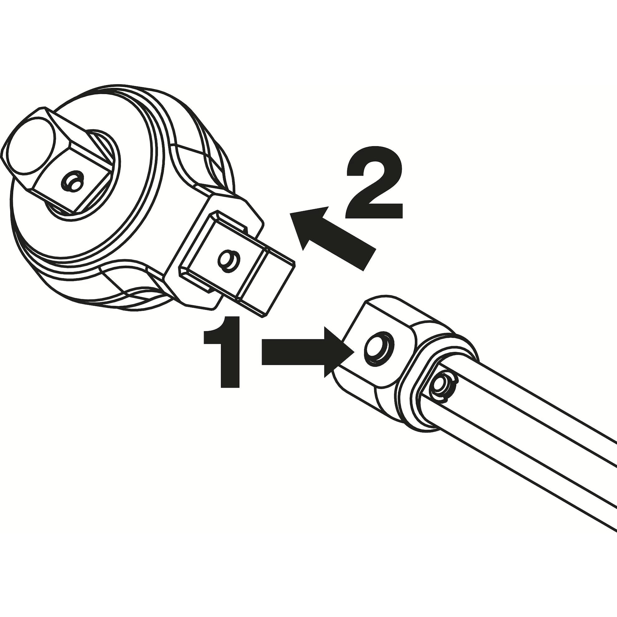 Hazet 5290-3CT - 9 x 12 mm Torque wrench ∙ 10 – 60 Nm ∙ ±3%