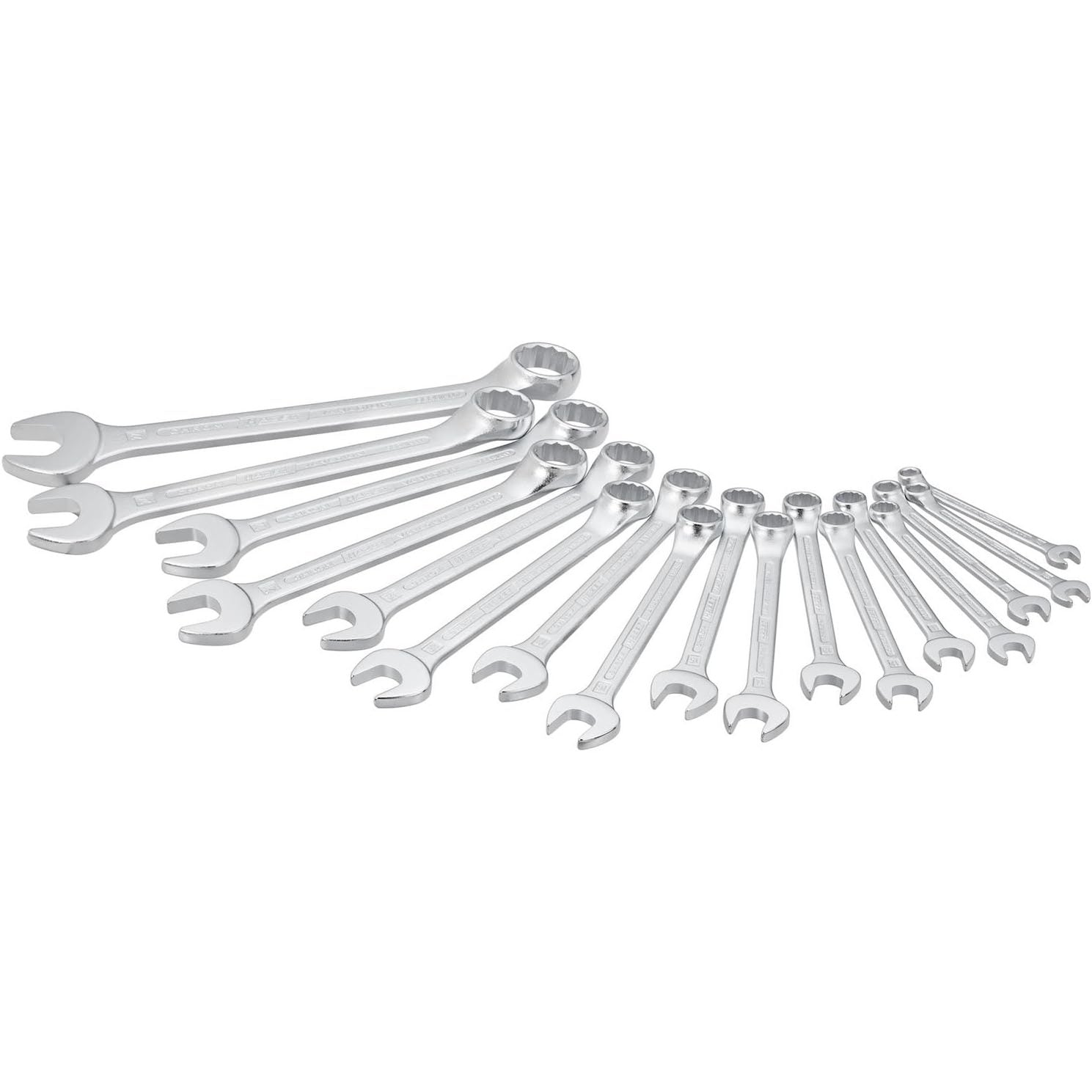 Hazet 603/17N 12 Point Combination Wrench Set 17 pc Metric