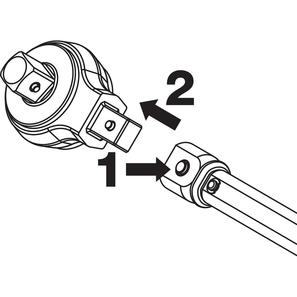 Hazet 6280-1CT Torque Wrench 9x12, 2-10 Nm