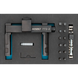 Hazet 772-2/16 Universal axle and locknut wrench unit tool set