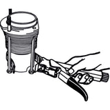 Hazet 794U-3 Piston Ring Collet Chuck