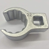 Hazet 848Z-22 - 12 Point Crowfoot Socket, 22mm,3/8" Drive