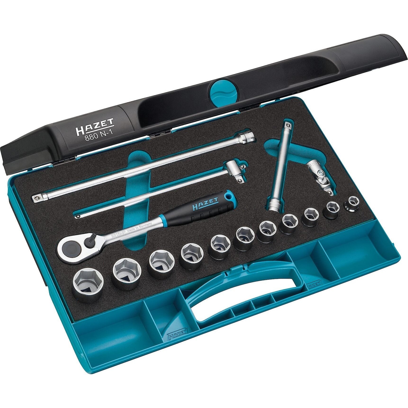 Hazet 880N-1 16 Pc 3/8" Socket Set