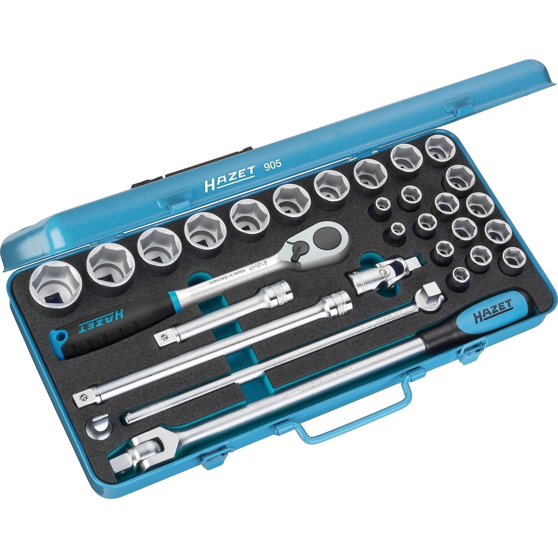 Hazet 905 30 Pc 1/2" Metric Socket Set