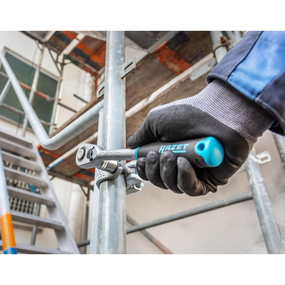 Hazet 916HPS - 1⁄2″ HiPer Fine-Tooth Reversible Ratchet ∙ Safety Locking