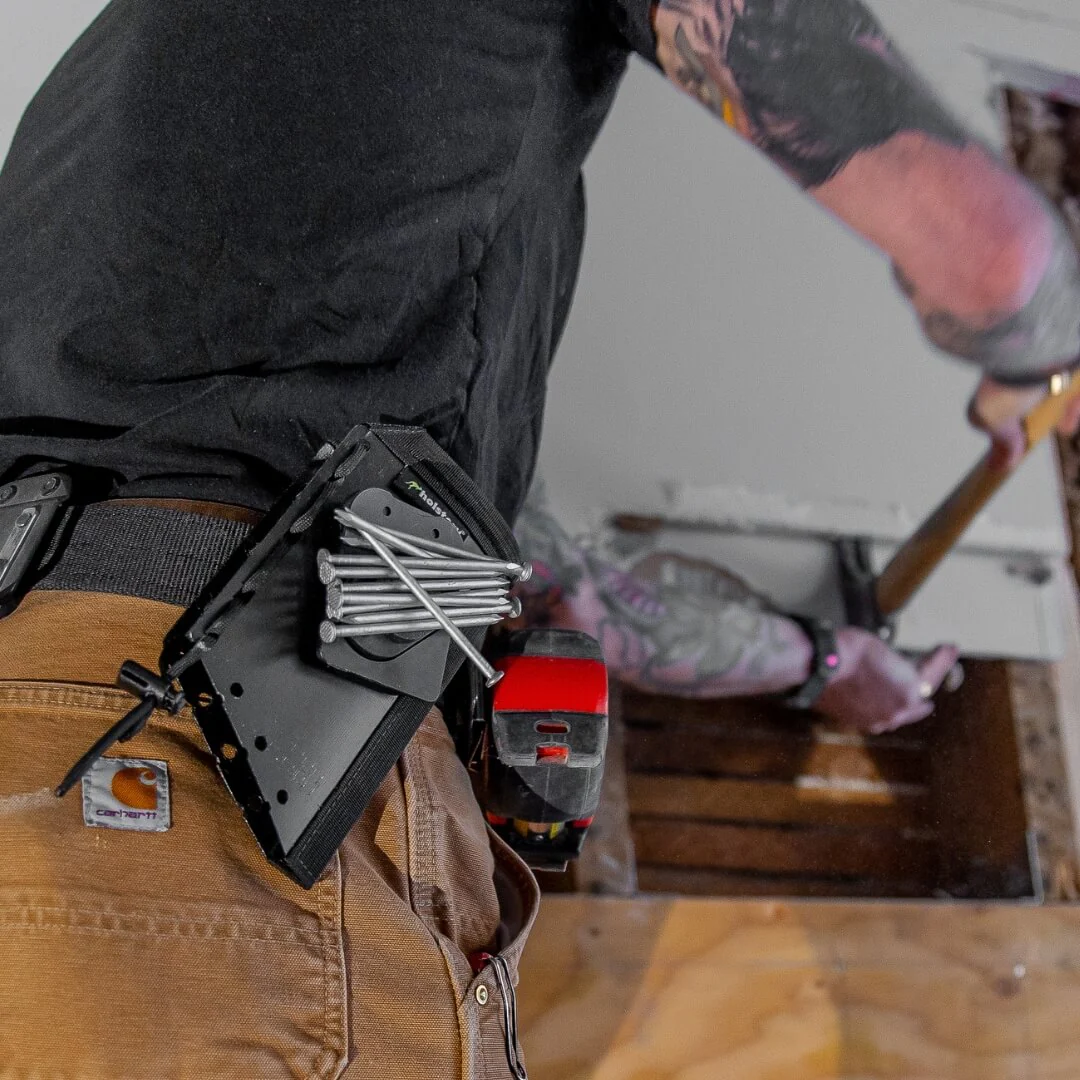 Holstery Jolly Roger | Clip-On Hammer & Tool Holster