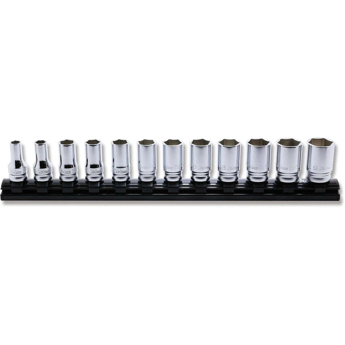 Koken RS3300XZ/12 3/8 Sq. Dr. Socket set 7-19mm 6 point 300mm Z-series 12 pieces