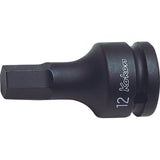Koken 14012M.60-8 - 1/2" Sq Drive Bit Socket Hex - 60mm Length