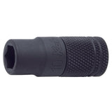 Koken 165LM.45-10 - 1/4 Hex Dr. Slide Socket 10mm 6 point Length 45mm Ring Magnet