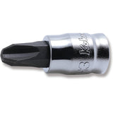 Koken 2000Z.28-3 - 1/4 Sq. Dr. Bit Socket PH3 Length 28mm Z-series