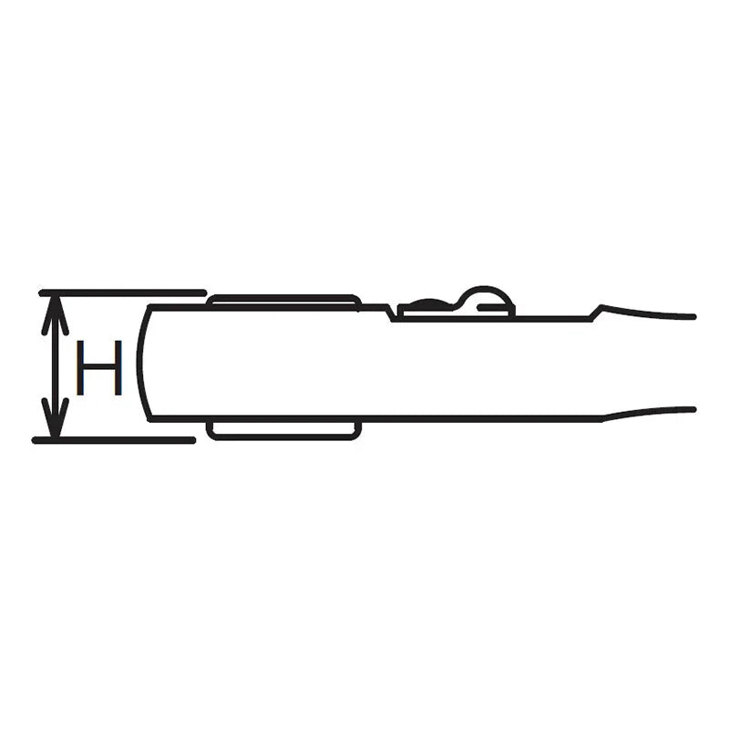 Koken 2749P-1/4HF - 1/4 Hex Drive Ratcheting Handle 125mm Length