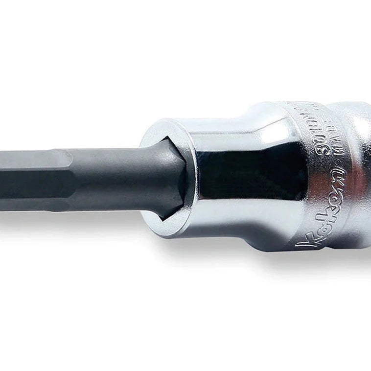 Koken 3010MZ.50-6 - 3/8 Sq. Dr. Bit Socket 6mm 6 point Length 50mm Z-series