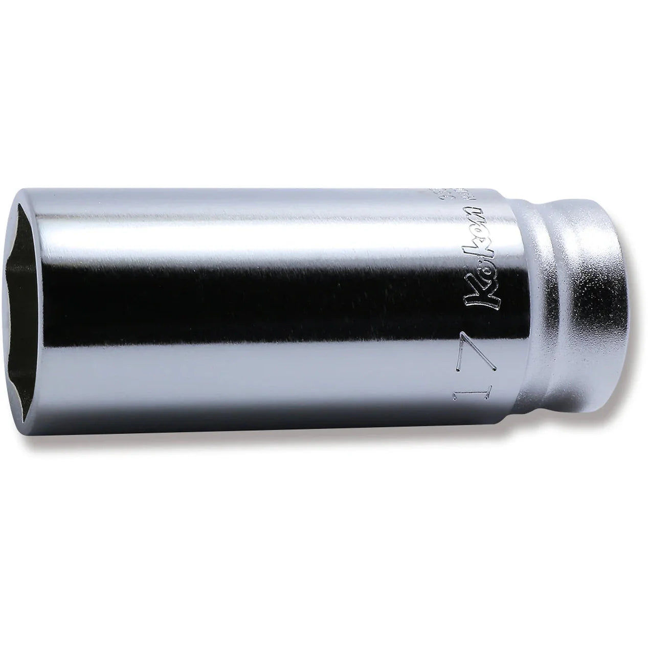 Koken 3300MZ-17 - 3/8 Sq. Dr. Z-series 6 point Metric Chrome Socket in 17mm