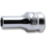 Koken 3300XZ-7 - 3/8 Sq. Dr. Z-series Metric Semi-Deep 6 point Chrome Socket - 7mm