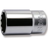 Koken 3305X-18 - 3/8 Sq. Dr. Socket 18mm 12 point Length 40mm