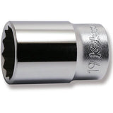 Koken 3305X-19 - 3/8 Sq. Dr. Socket 19mm 12 point Length 40mm