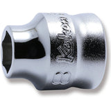 Koken 3400MZ-8 - 3/8 Sq. Dr. 6-Point Z-Series Metric Chrome Socket in 8mm