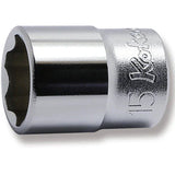 Koken 3410M-15 - 3/8 Sq. Dr. Socket 15mm Surface Length 28mm