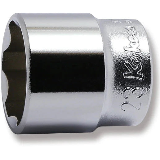 Koken 3410M-23 - 3/8 Sq. Dr. Socket 23mm Surface Length 33mm