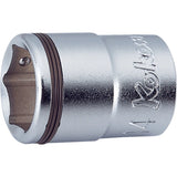 Koken 3450M-12 - 3/8 Sq. Dr. Socket 12mm Nut Grip Length 26mm