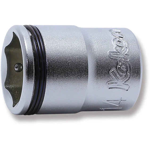 Koken 3450M-14 - 3/8 Sq. Dr. Socket 14mm Nut Grip Length 27mm