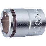 Koken 3450M-22 - 3/8 Sq. Dr. Socket 22mm Nut Grip Length 29mm