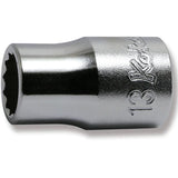 Koken 4405M-13 - 1/2 Sq. Dr. Chrome Metric 12 Point Socket 13mm