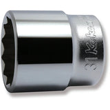 Koken 4405M-30 - 1/2 Sq. Dr. Chrome Metric 12 Point Socket 30mm