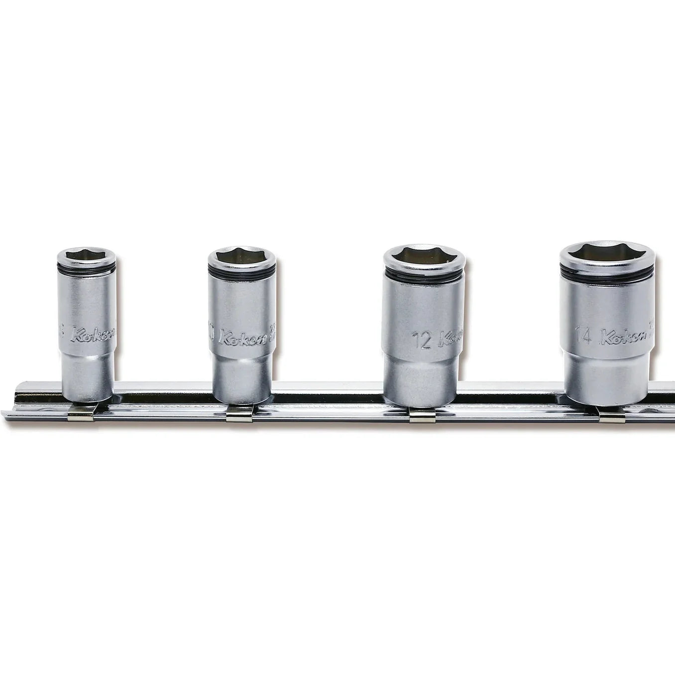 Koken RS2350X/4 - 1/4 Sq. Dr. Socket set 8-14mm Nut Grip 4 pieces