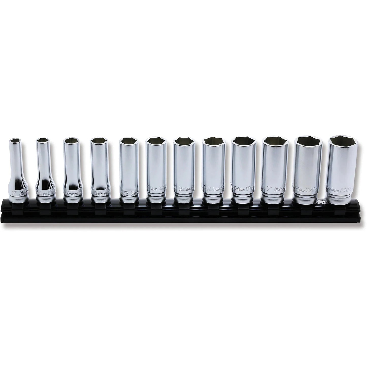 Koken RS3300MZ/12 - 3/8" Sq Drive Socket set 6 point 300mm Length Z-series - 12 pieces