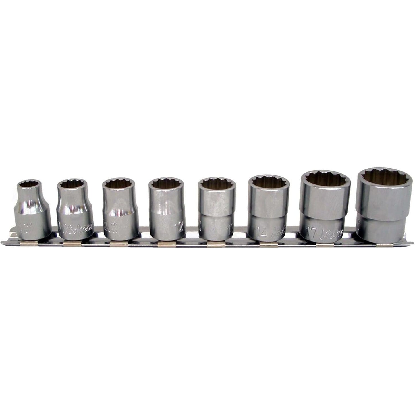 Koken RS3405M/8 - 8 Piece 3/8 Sq. Dr. 12 Point, Metric, Chrome Socket Set