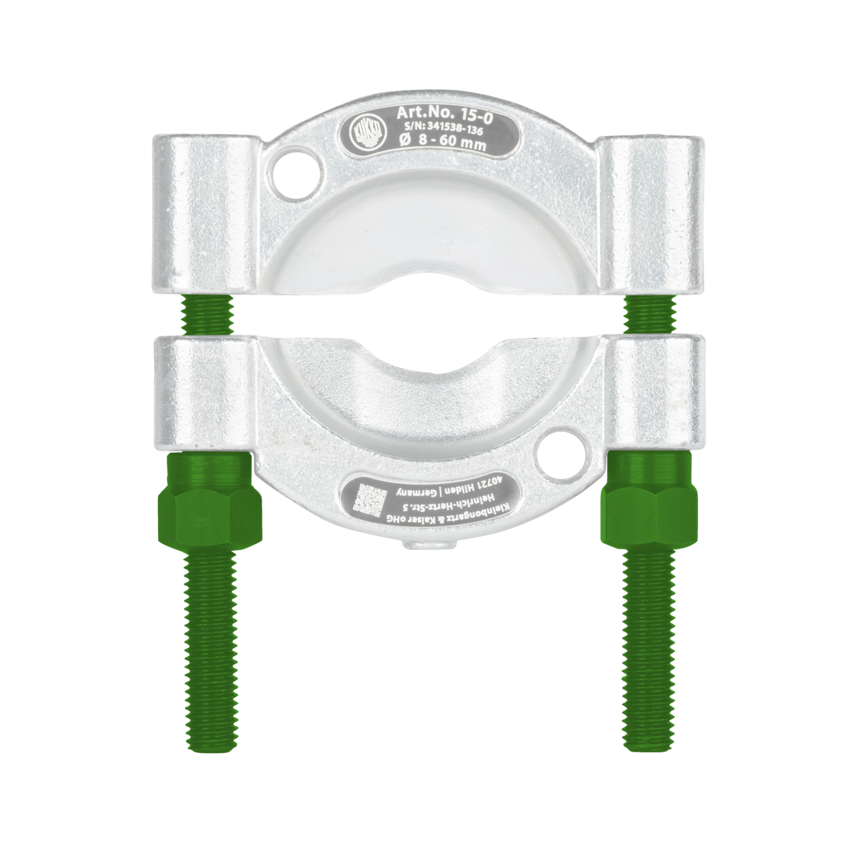 Kukko 015122 - Side bolt with nut for separator devices 15-K, 15-0