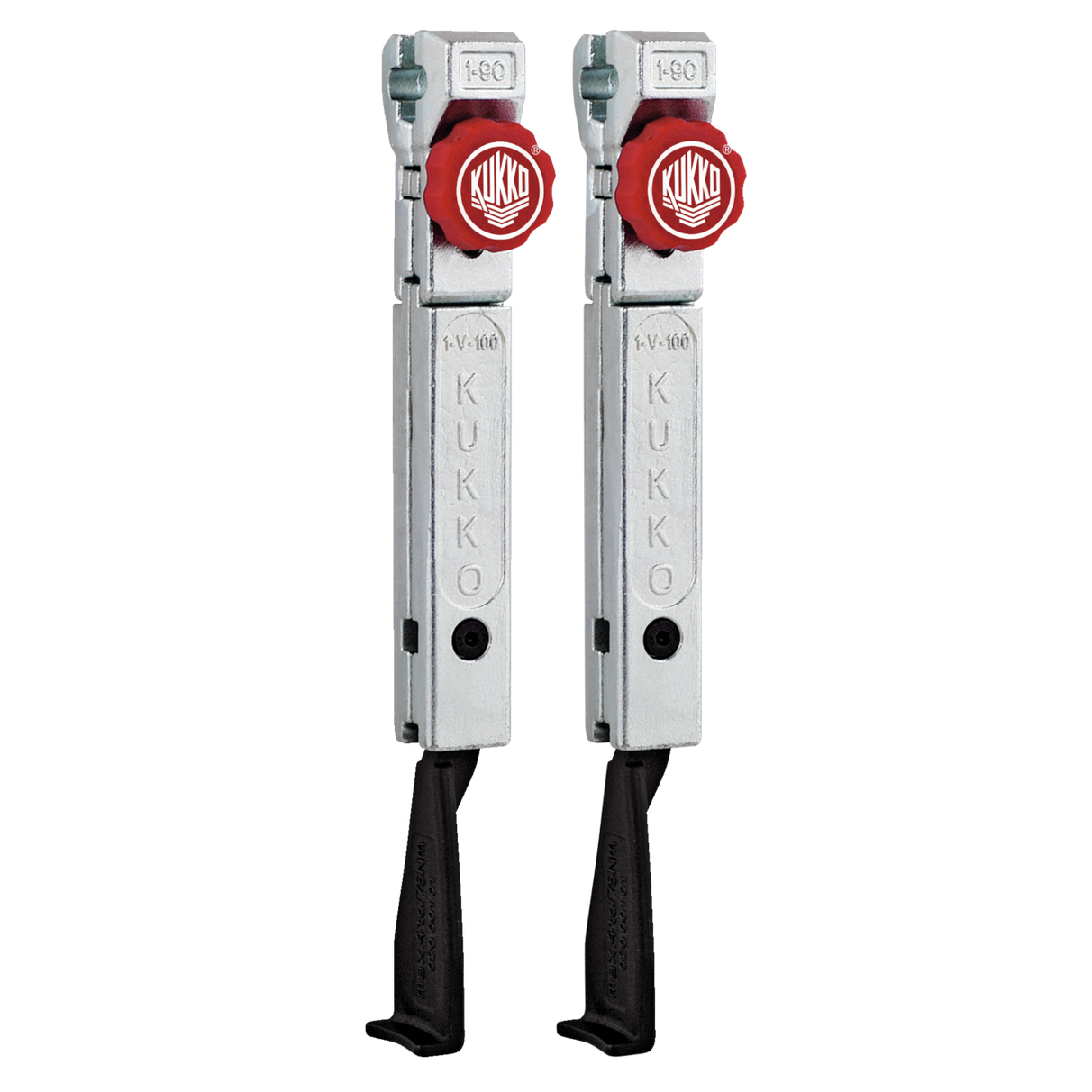 Kukko 1-193-P - Narrow, quickly adjustable standard jaws pair, total length 227 mm