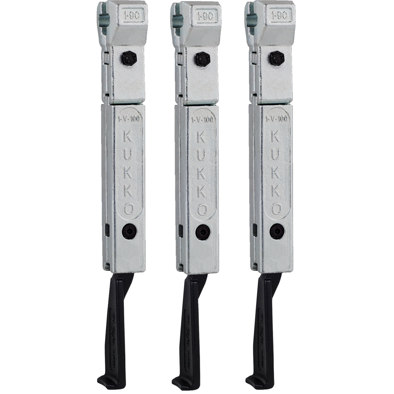 Kukko 1-194-S - Extremely narrow puller jaws set, total length 227 mm