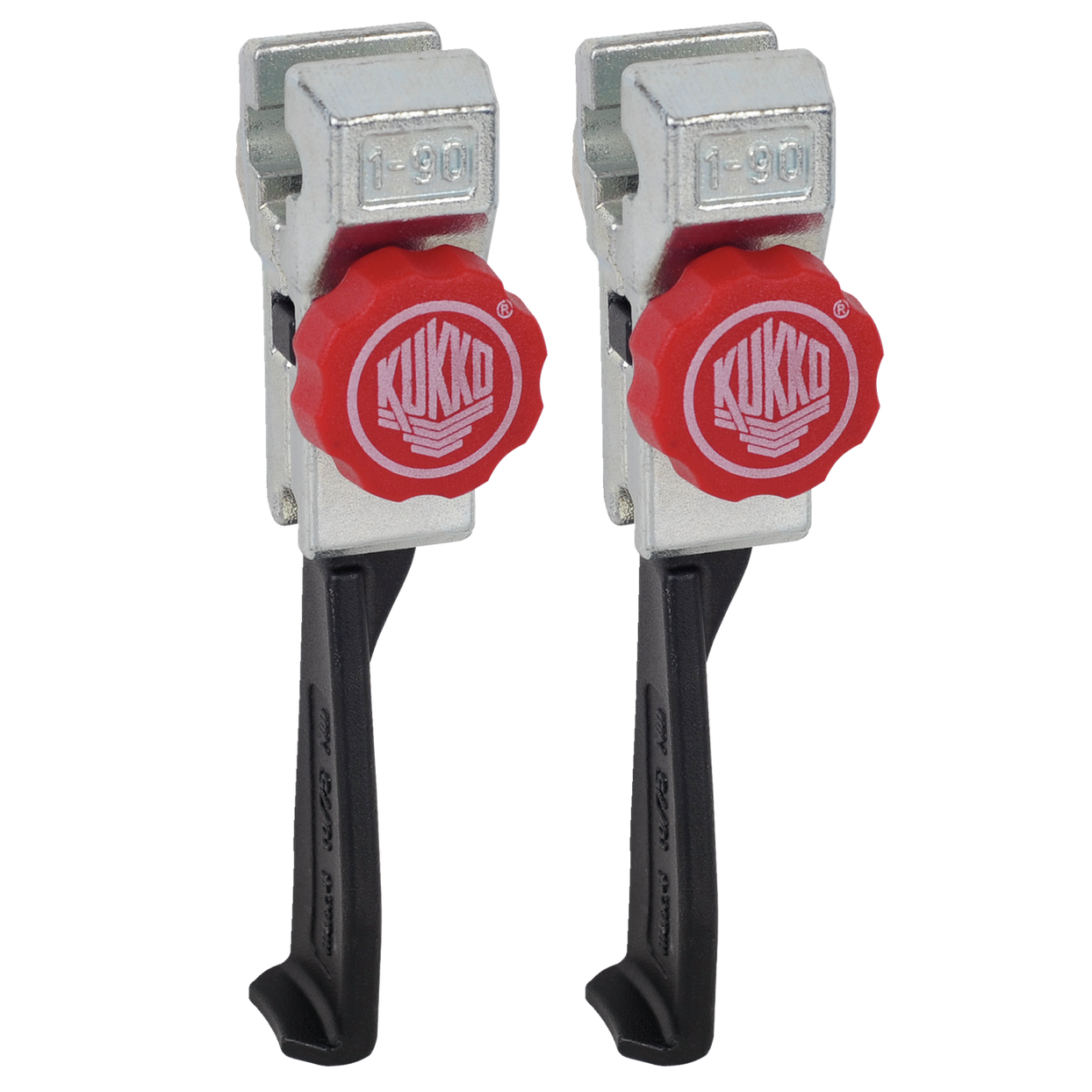 Kukko 1-95-P - Extremely narrow, quick-adjustable jaws pair, total length 127 mm