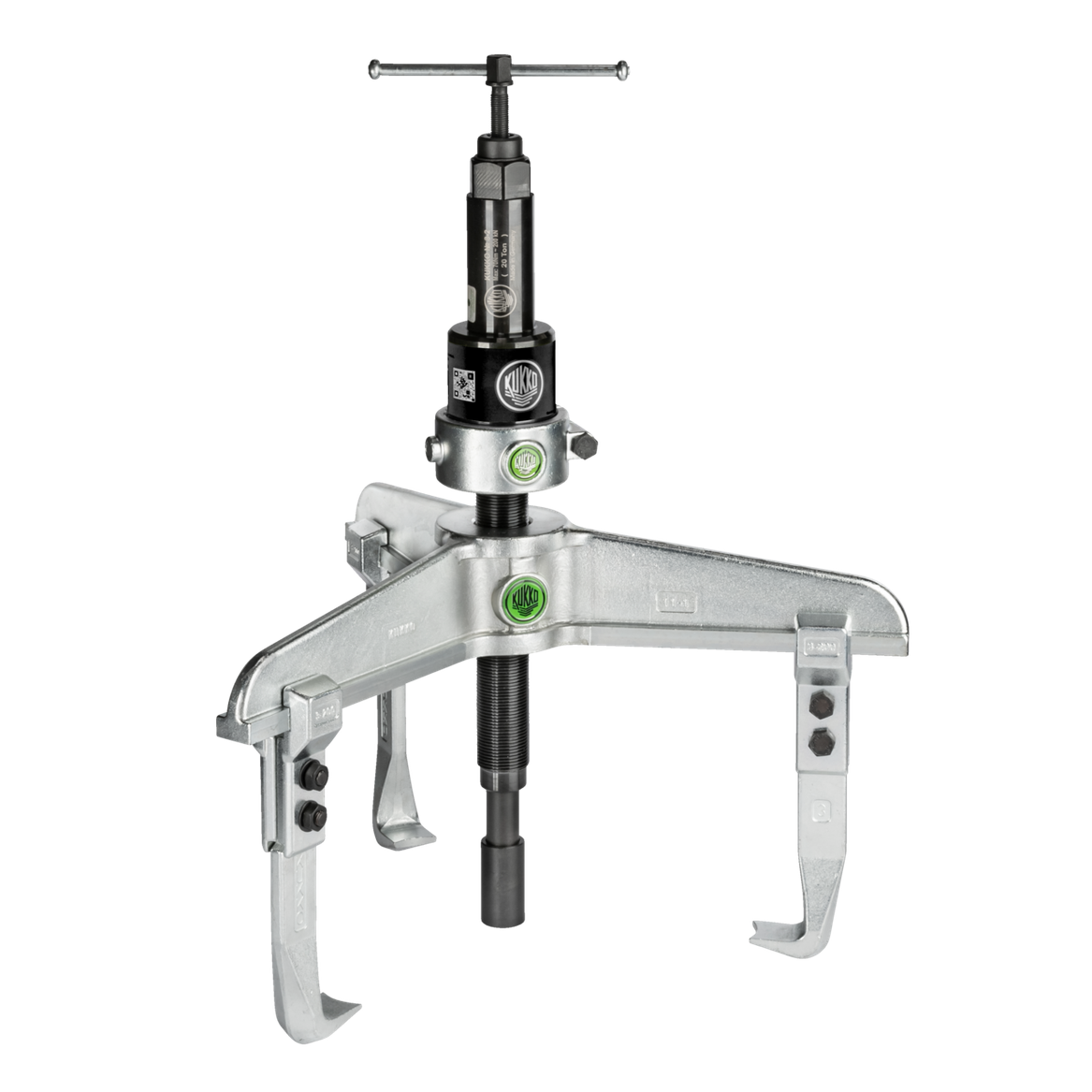 Kukko 11-3-B - Extra strong, 3-arm universal puller 650 x 300 mm with grease hydraulic spindle