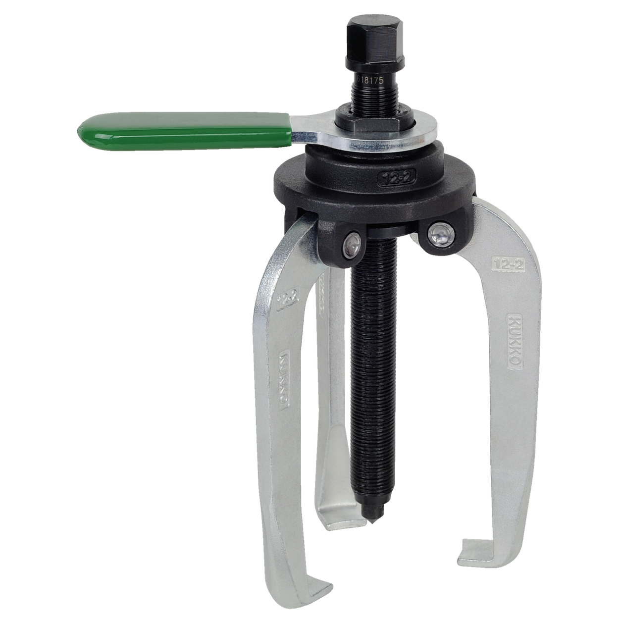Kukko 12-2 - 3-arm puller "Alligator" 150 x 125 mm with fixed puller legs and anti-slip device